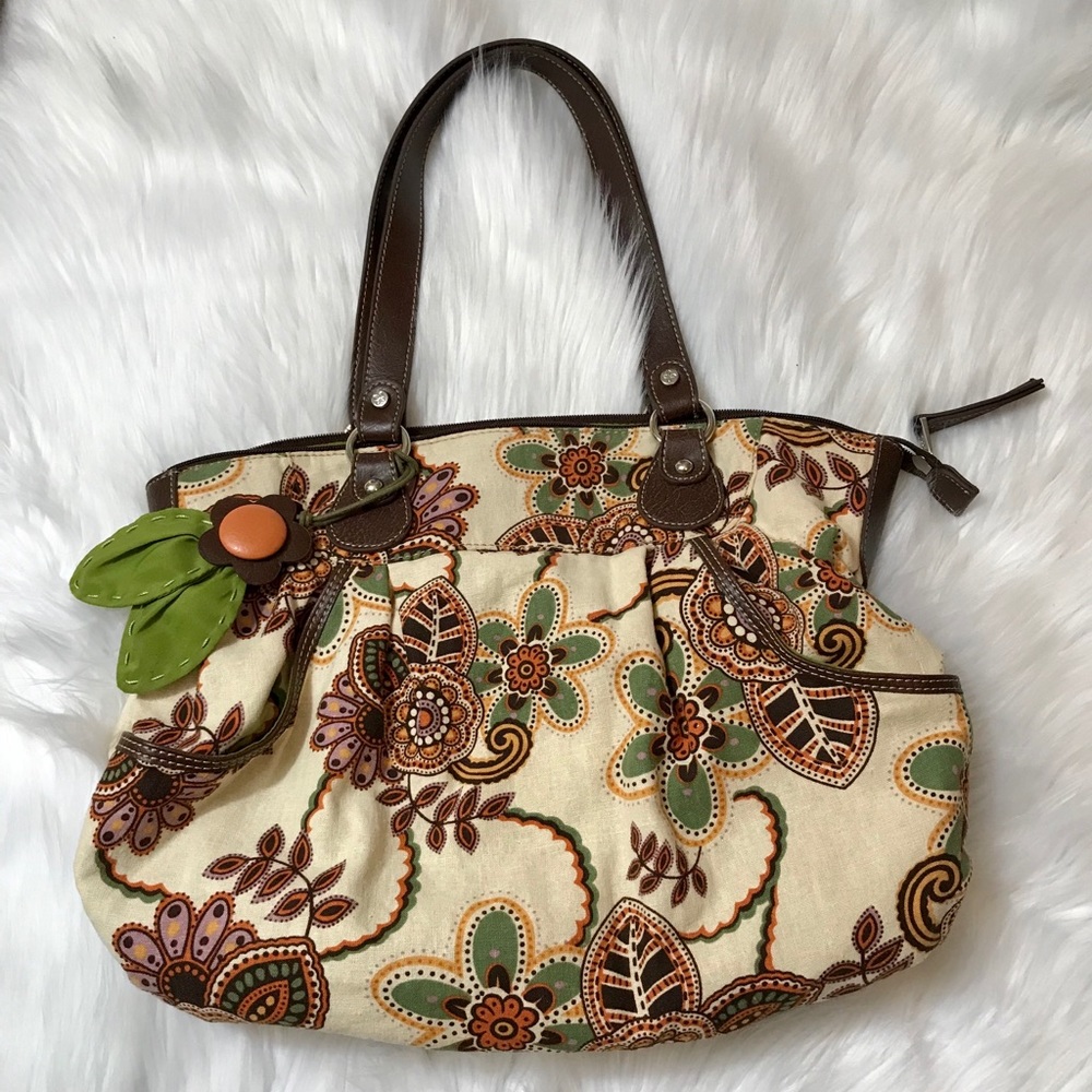 Fabric Relic Shoulder Hobo Bag